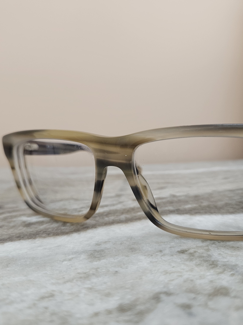 MARC by MARC JACOB Translucent Olive Green Rectangular Eyeglass Frames